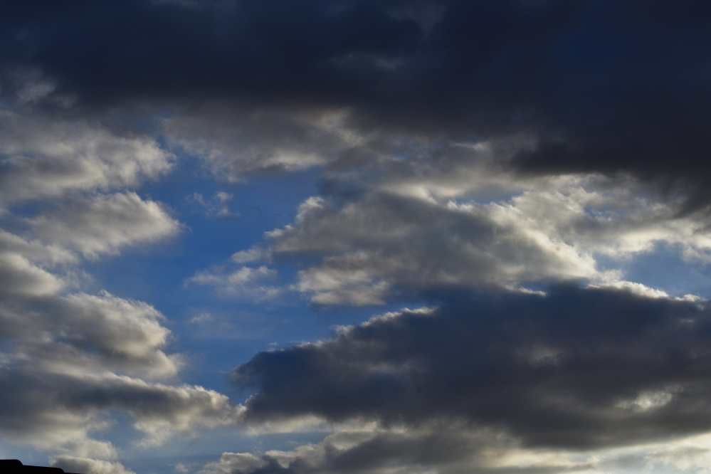 storm clouds leaving.
