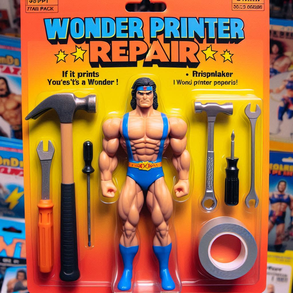 An action figure in a blister pack, muscular physique, wearing spandex clothes, with a hammer,...jpg