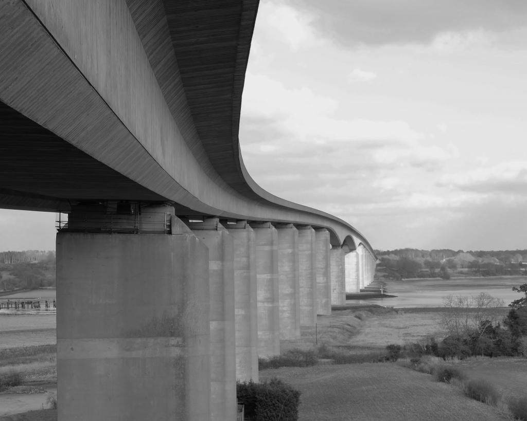 Orwell Bridge - This bridge crosses the river Orwell in Suffolk UK