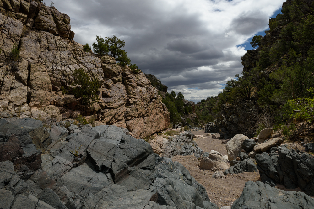 little canyon in northern New Mexico