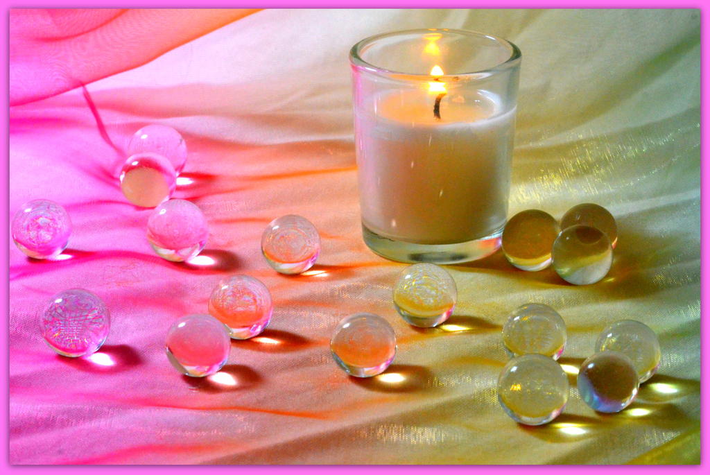 Colorful Orbs with a Candle.jpg