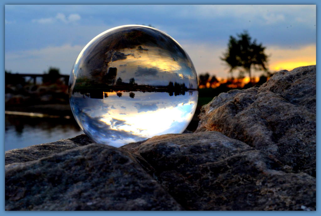 Crystal Ball Sunset on a Rock.jpg