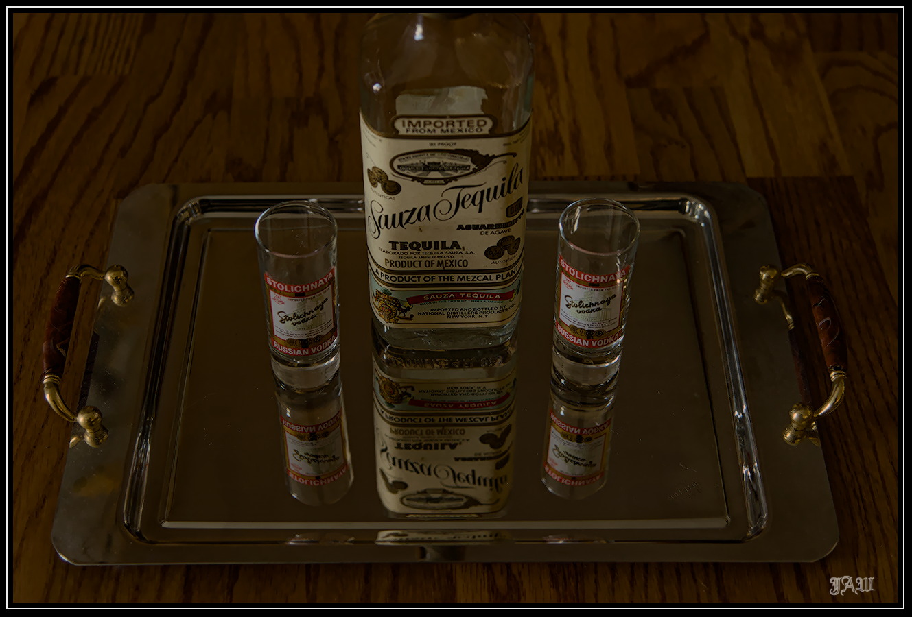 Tequila & Serving Tray