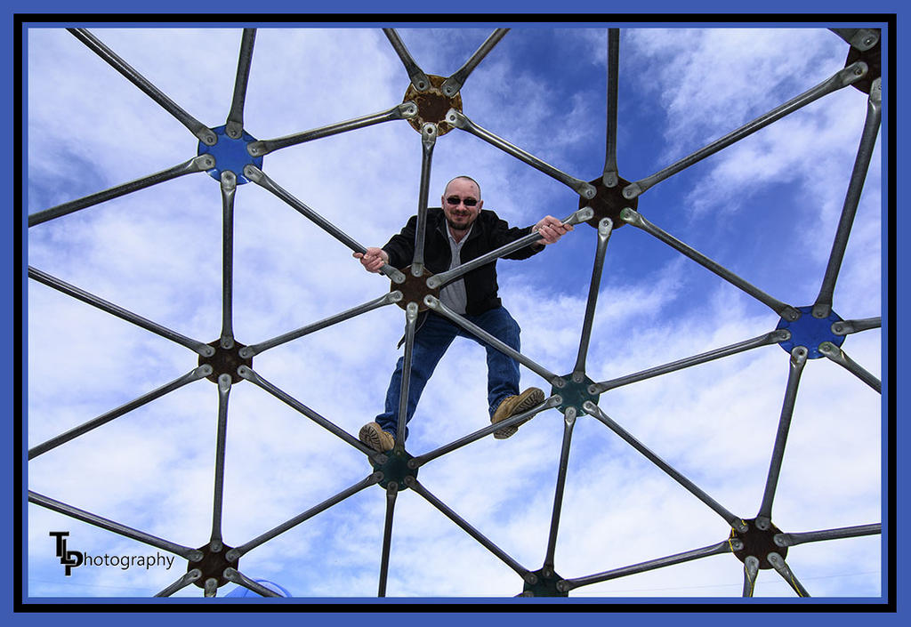 Day 87 George On Monkey Bars.jpg