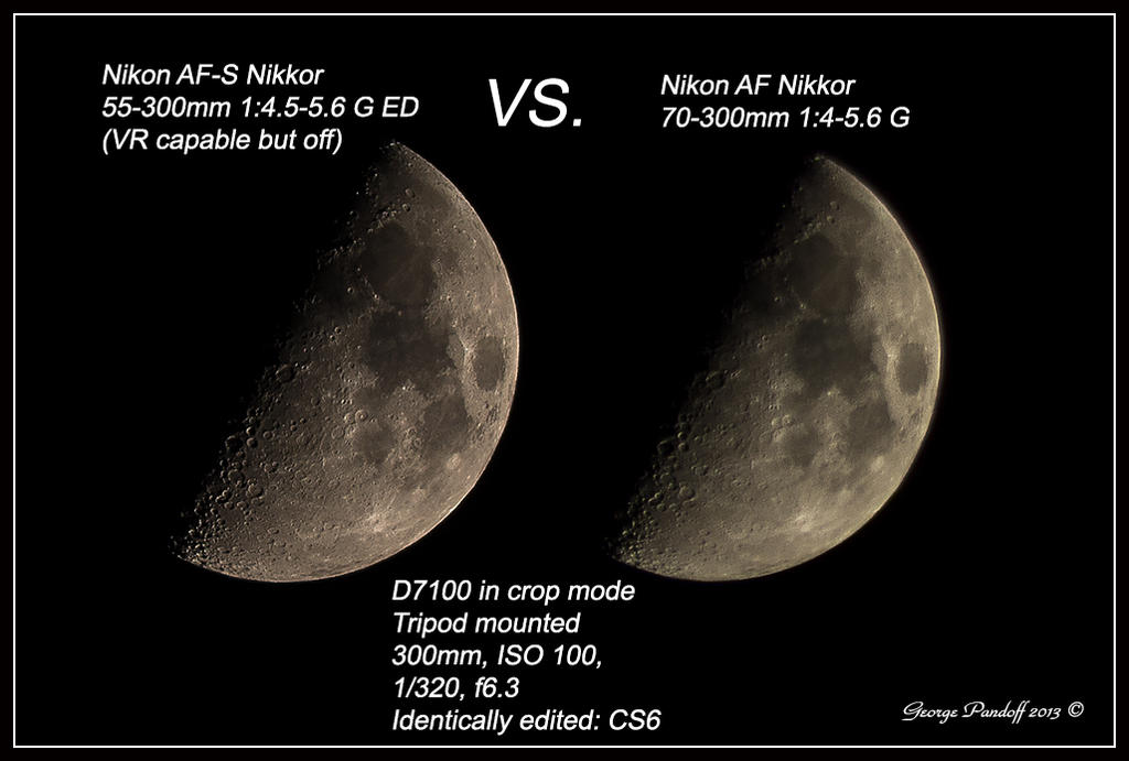 AF 70-300mm G vs AF-S 55-300mm G ED VR | Nikonites - Nikon User Community