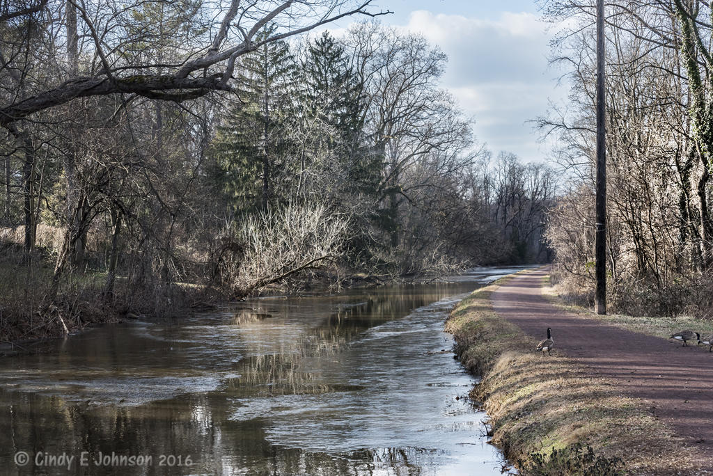 Delaware Canal at E Ferry Rd, Yardley, PA.jpg