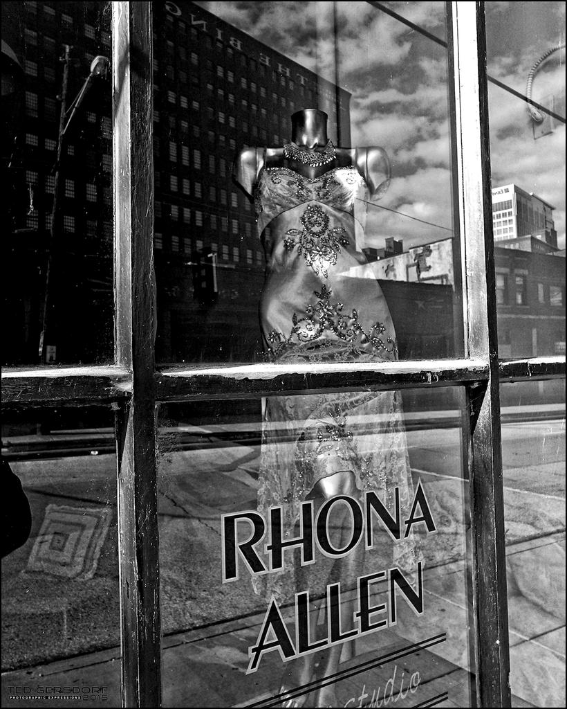 Dress in a Window BW.jpg