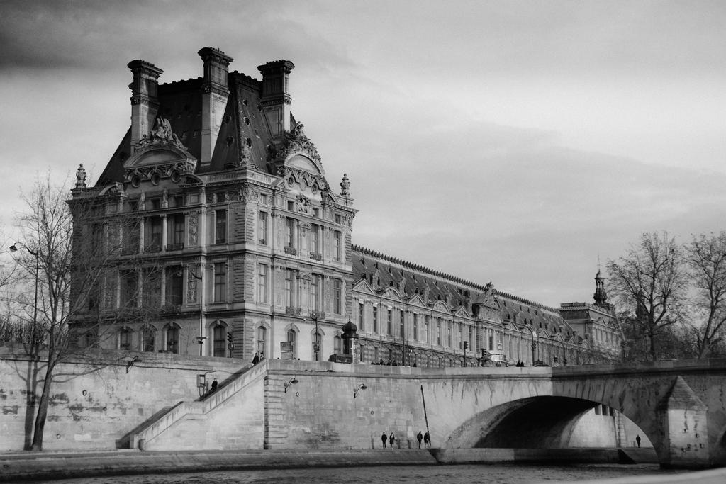 Building along the Seine River, France