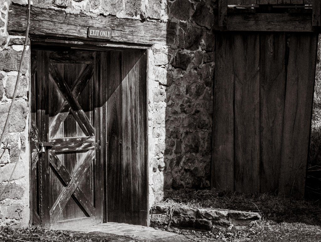 EXIT Door BW (1 of 1).jpg