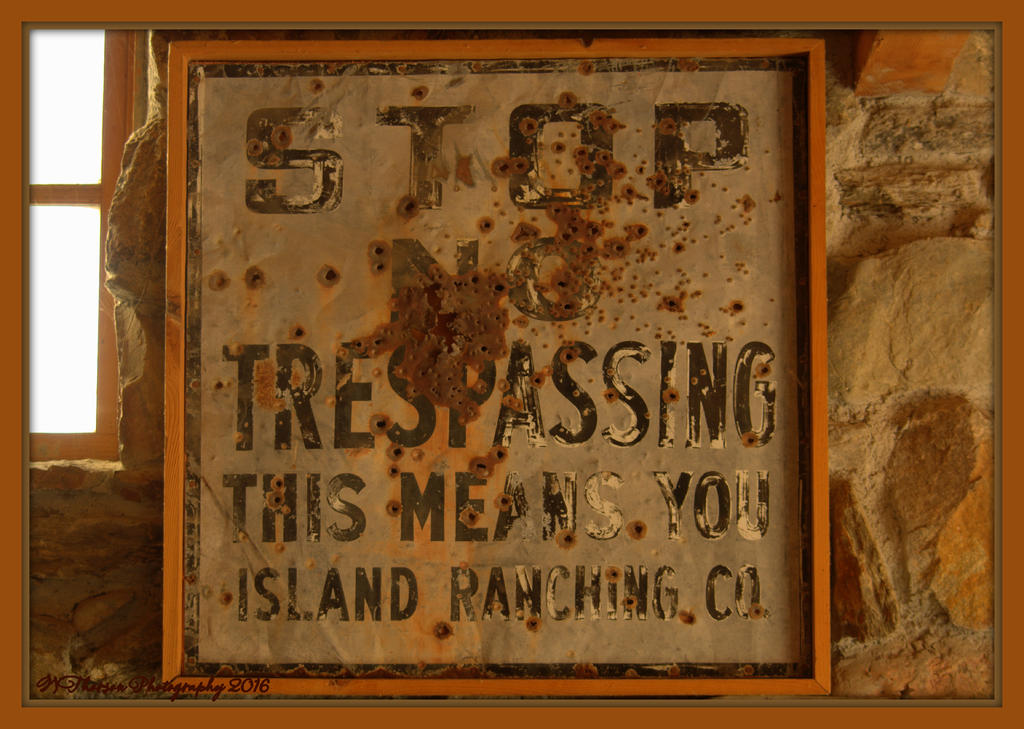 No Tresspassing Sign on Antelope Island 2-20-2016.jpg
