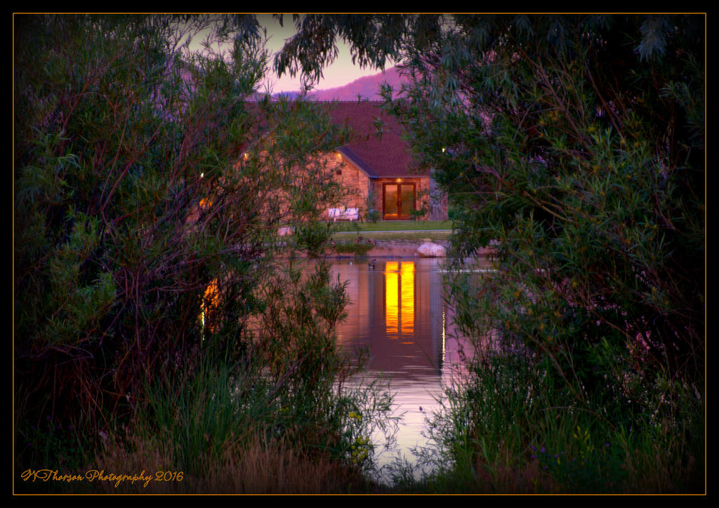 Reflection of the Sunset in a Window 6-18-2016.jpg