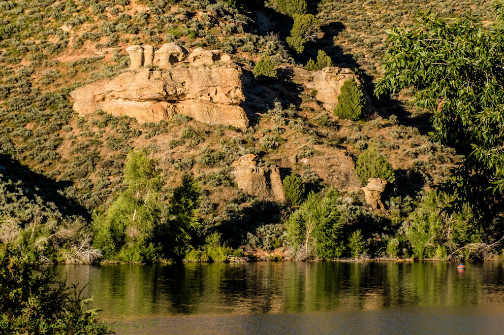 Stone Outcroping at Lost Creek Reservoir  6-14-2017.jpg