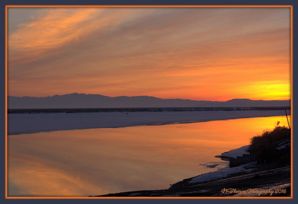 Sunset at Farmington Bay 2-6-2016.jpg