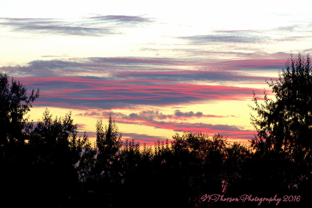 Sunset at Jensen Pond #4 9-6-2016.jpg