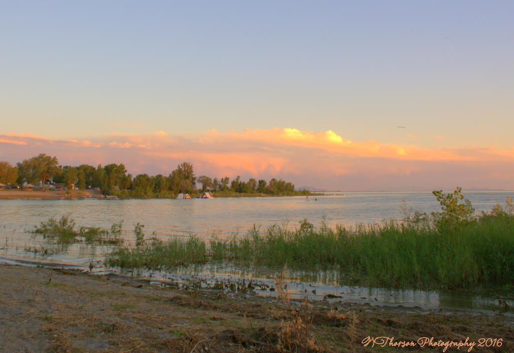Sunset at Willard Bay 7-16-2016.jpg