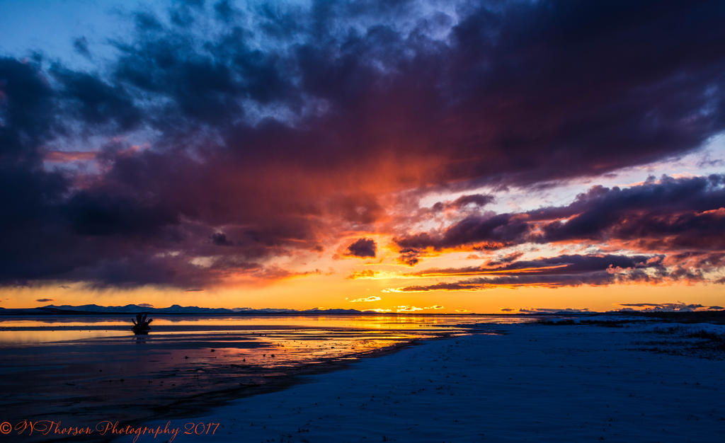 Sunset on Antelope Island Causeway #1 2-27-2017.jpg