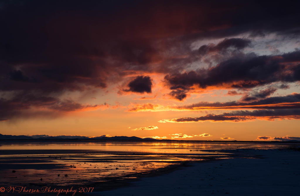 Sunset on Antelope Island Causeway #2 2-27-2017.jpg