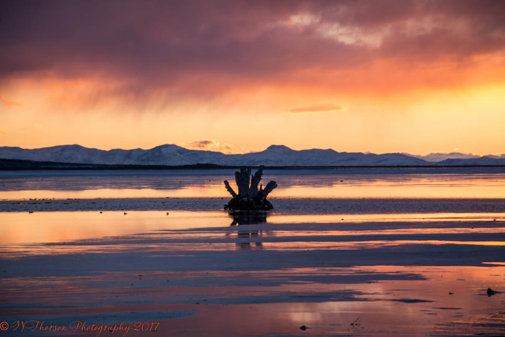 Sunset on Antelope Island Causeway #3 2-27-2017.jpg