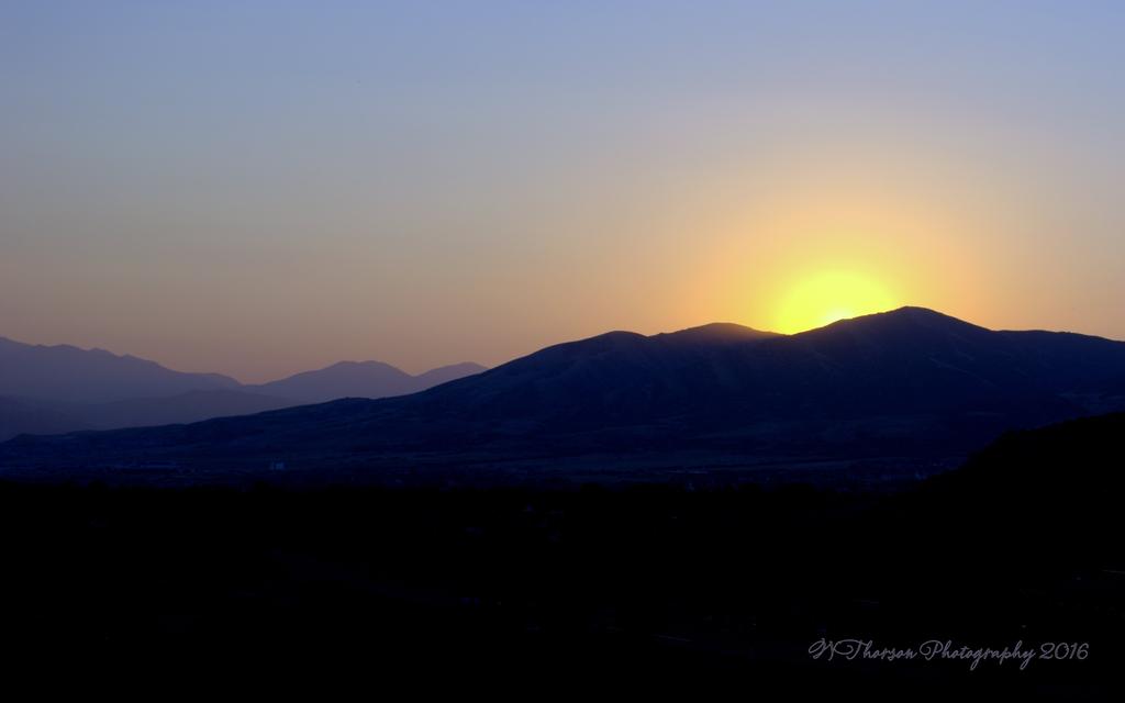 Sunset Over the Point of the Mountain  8-1-2016.jpg