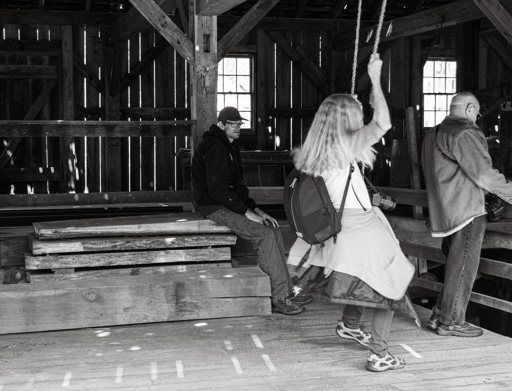 Swinging in Mill BW (1 of 1).jpg