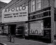 Smurfs at the Apollo 2013 BW.jpg