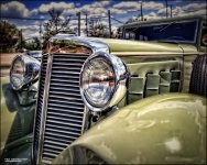 Cool Green Caddy in Medina.jpg