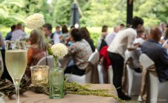 Champagne glass at weddding LOL.jpg