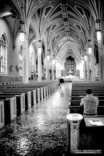 In Prayer BW.jpg